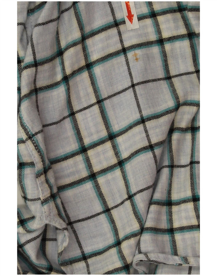 Женская рубашка оверсайз Fat Face UK 14, большая синяя клетка