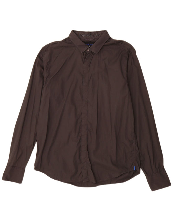 Мужская рубашка Superdry 2XL, серая, хлопок