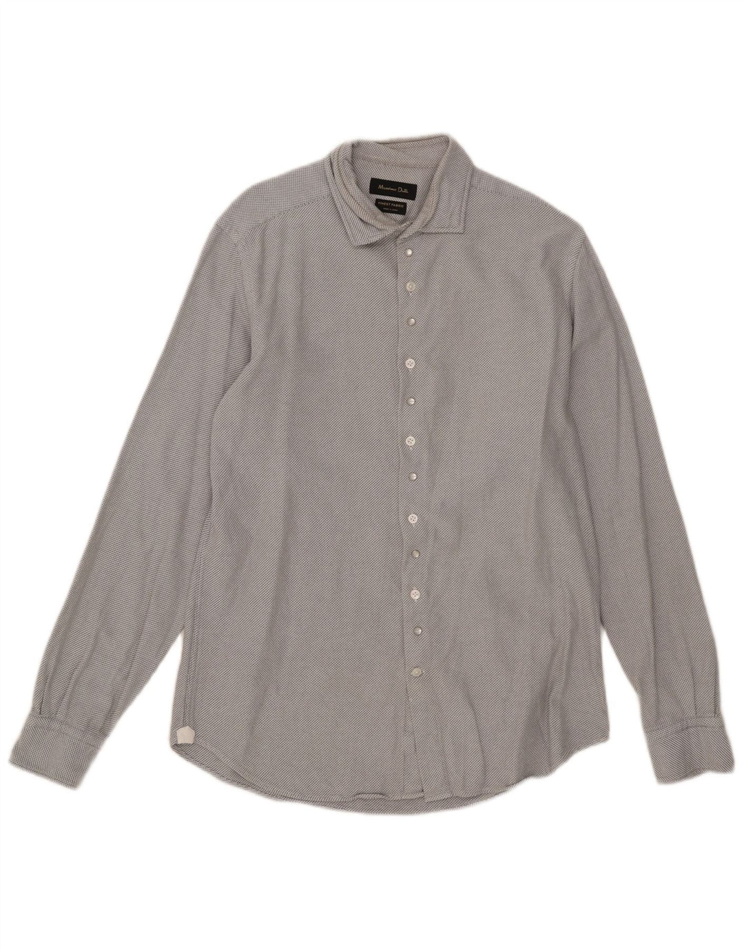 Рубашка Мужская Massimo Dutti Средне-серая