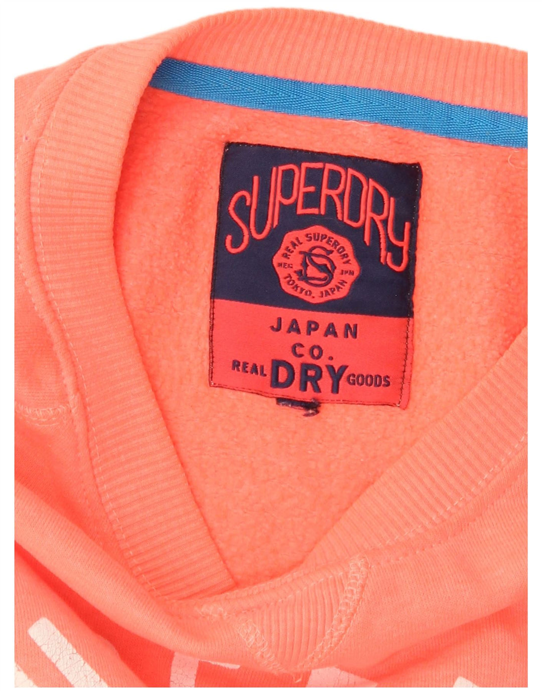 SUPERDRY Женский свитер с рисунком UK 16, большой оранжевый
