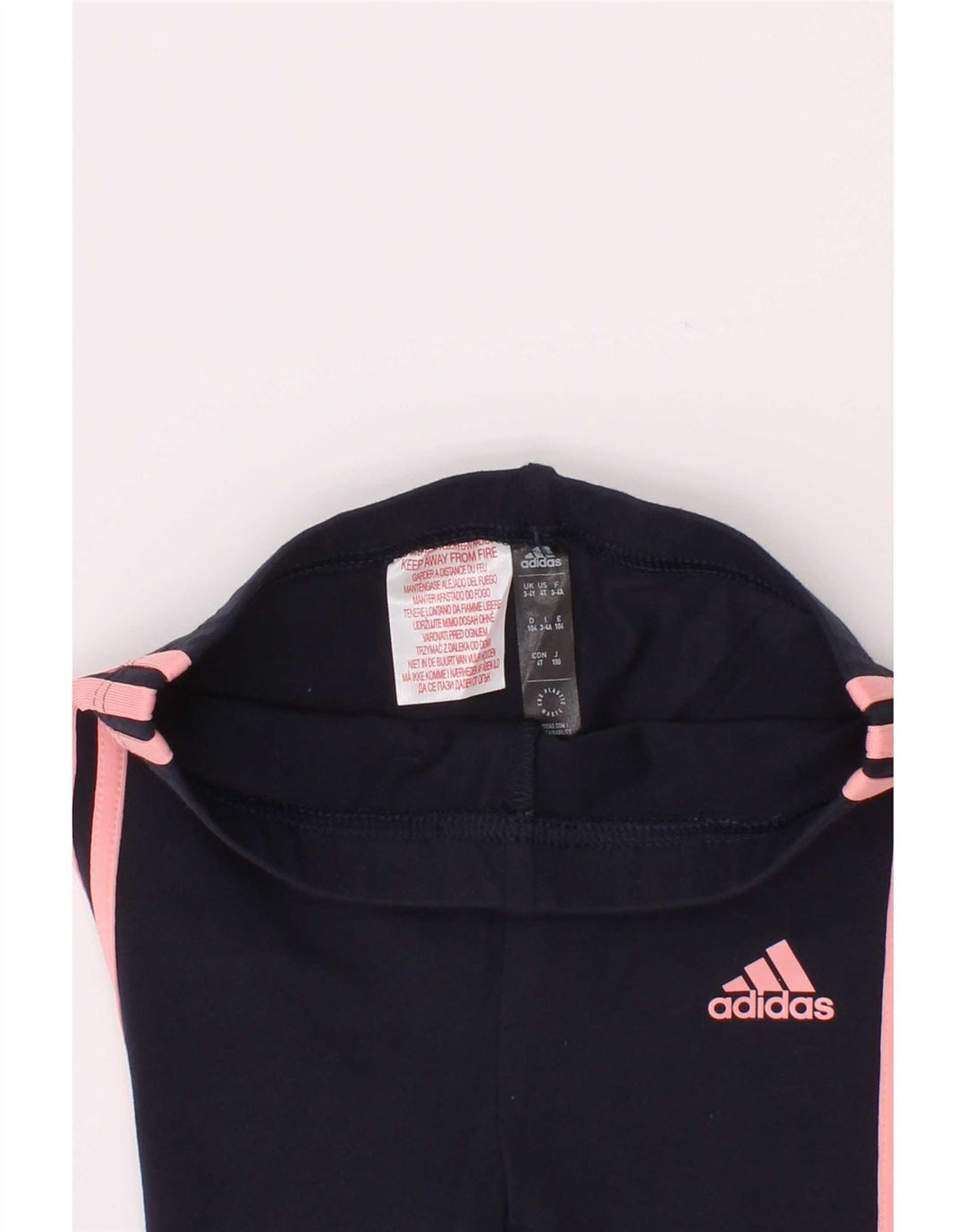 Леггинсы Adidas для девочек 3-4 лет, темно-синие