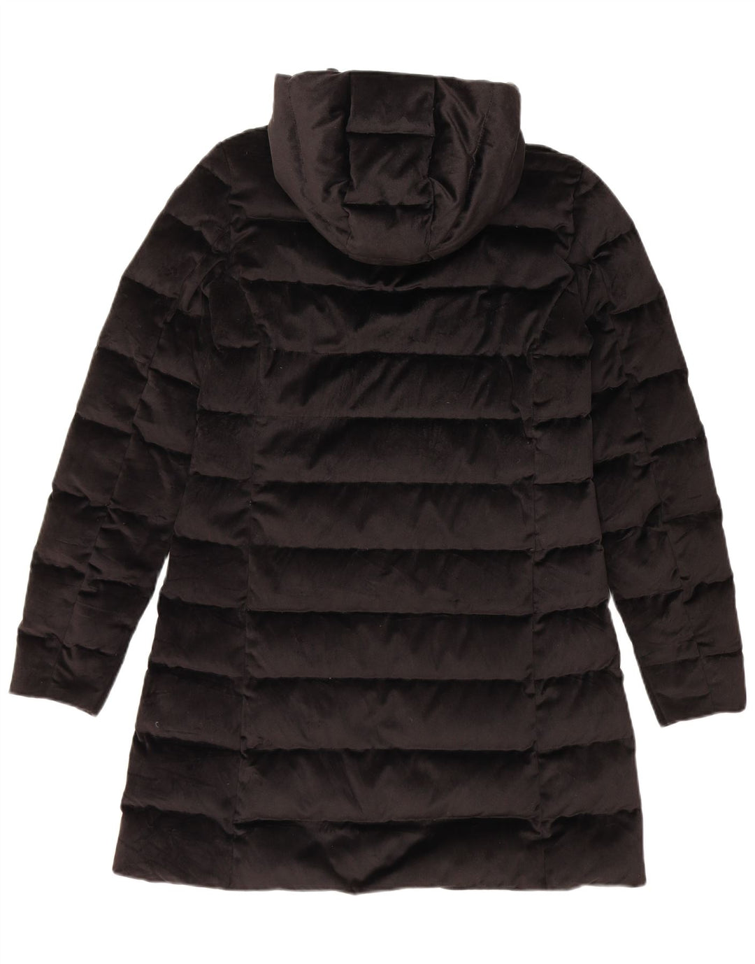 BLAUER Женское стеганое пальто с капюшоном UK 6 XS, черный полиэстер