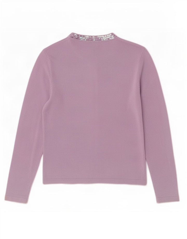 Женский кардиган Marks & Spencer UK 10, маленький фиолетовый