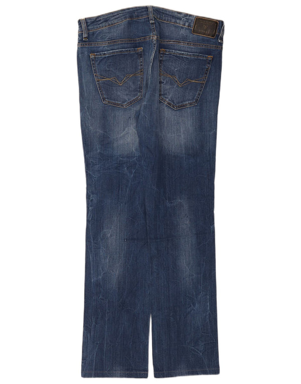 Мужские прямые джинсы Guess W34 L32 синие, хлопок