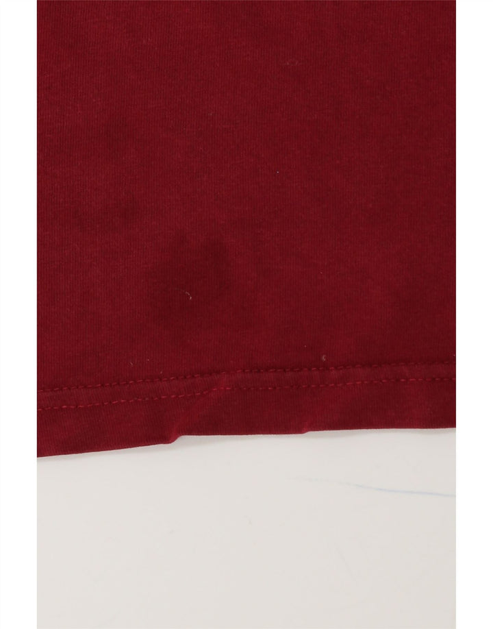 ELLESSE Мужская футболка с рисунком Топ из хлопка среднего красного цвета