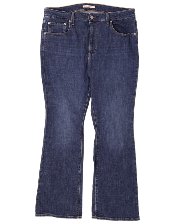 Женские джинсы Levi's 725 с высокой посадкой Bootcut W34 L30 Темно-синие, хлопок
