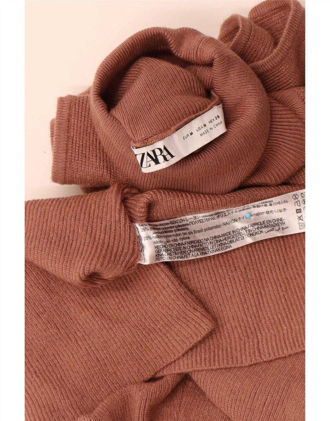 Женское платье макси без рукавов Zara UK 12, средний коричневый вискоза