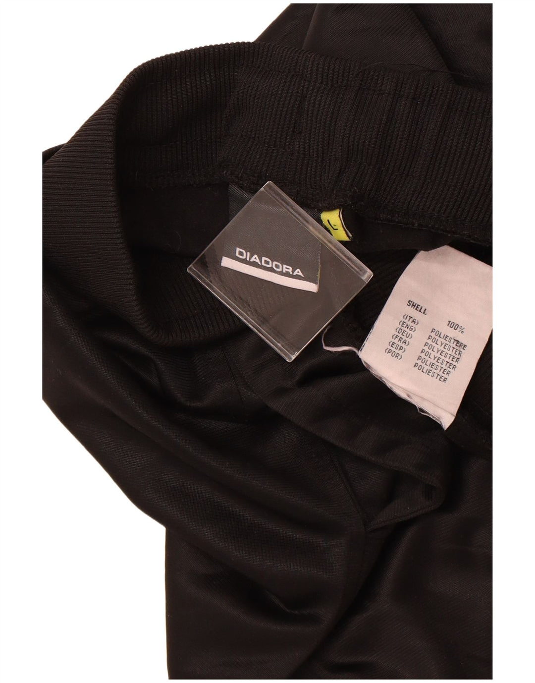 DIADORA Womens Tracksuit Trousers UK 16 Large Black Polyester