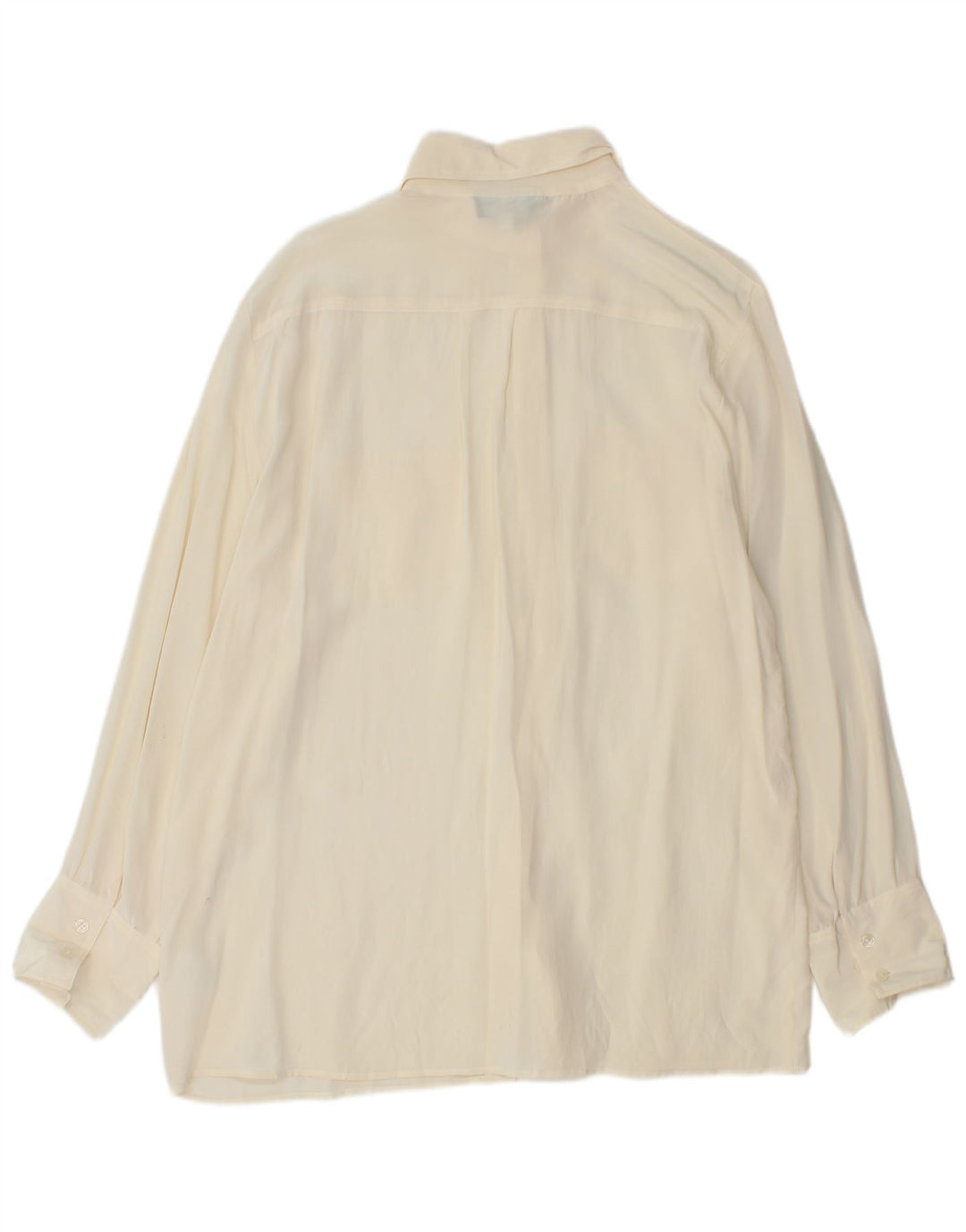 Женская блузка-рубашка PROJECT UK 18 XL Off White Silk