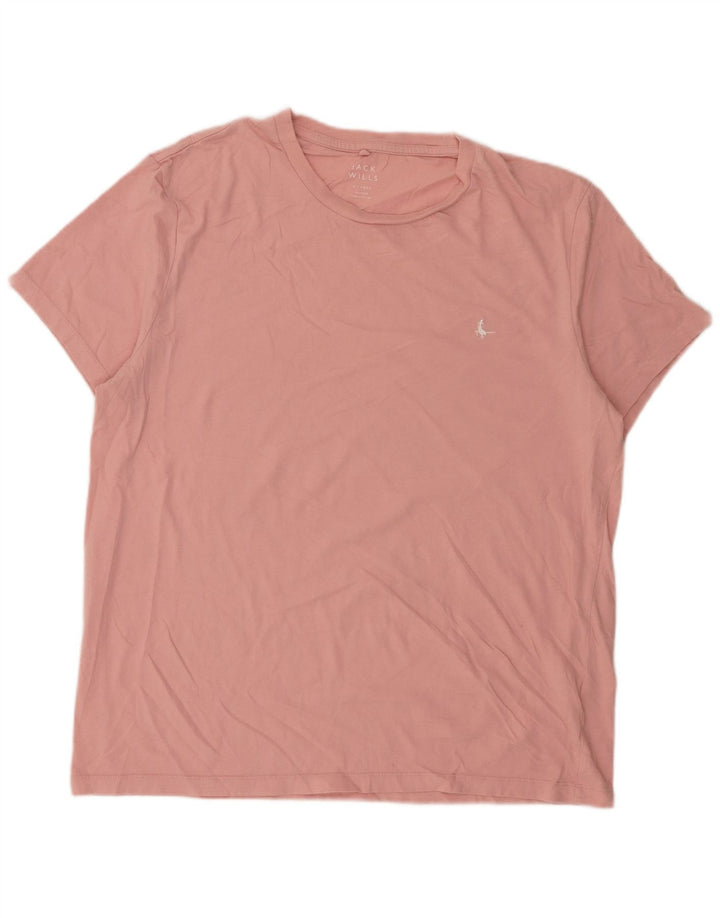 JACK WILLS Мужская футболка Top XL Розовый Хлопок
