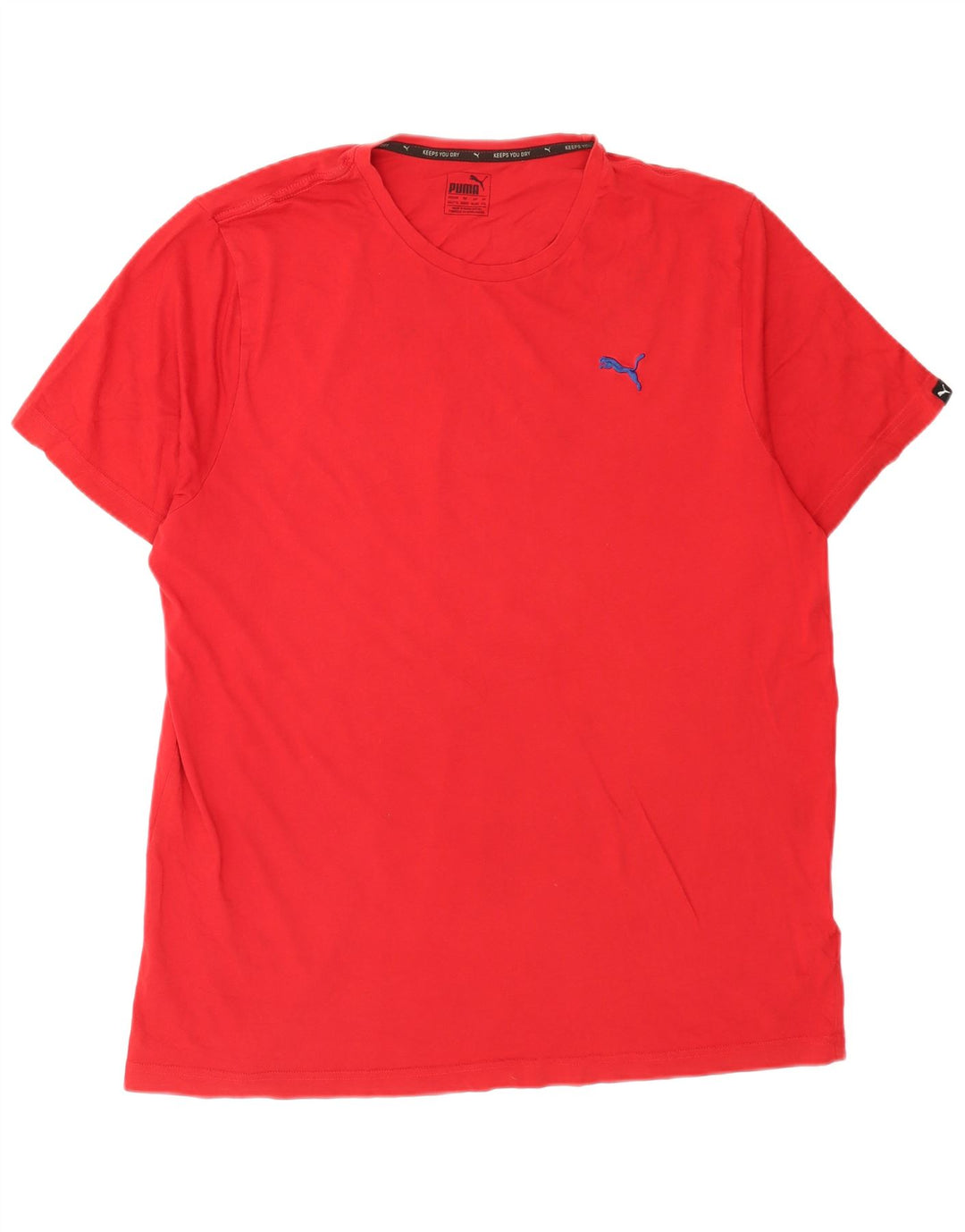 Мужская футболка Puma Top 2XL Красный Хлопок