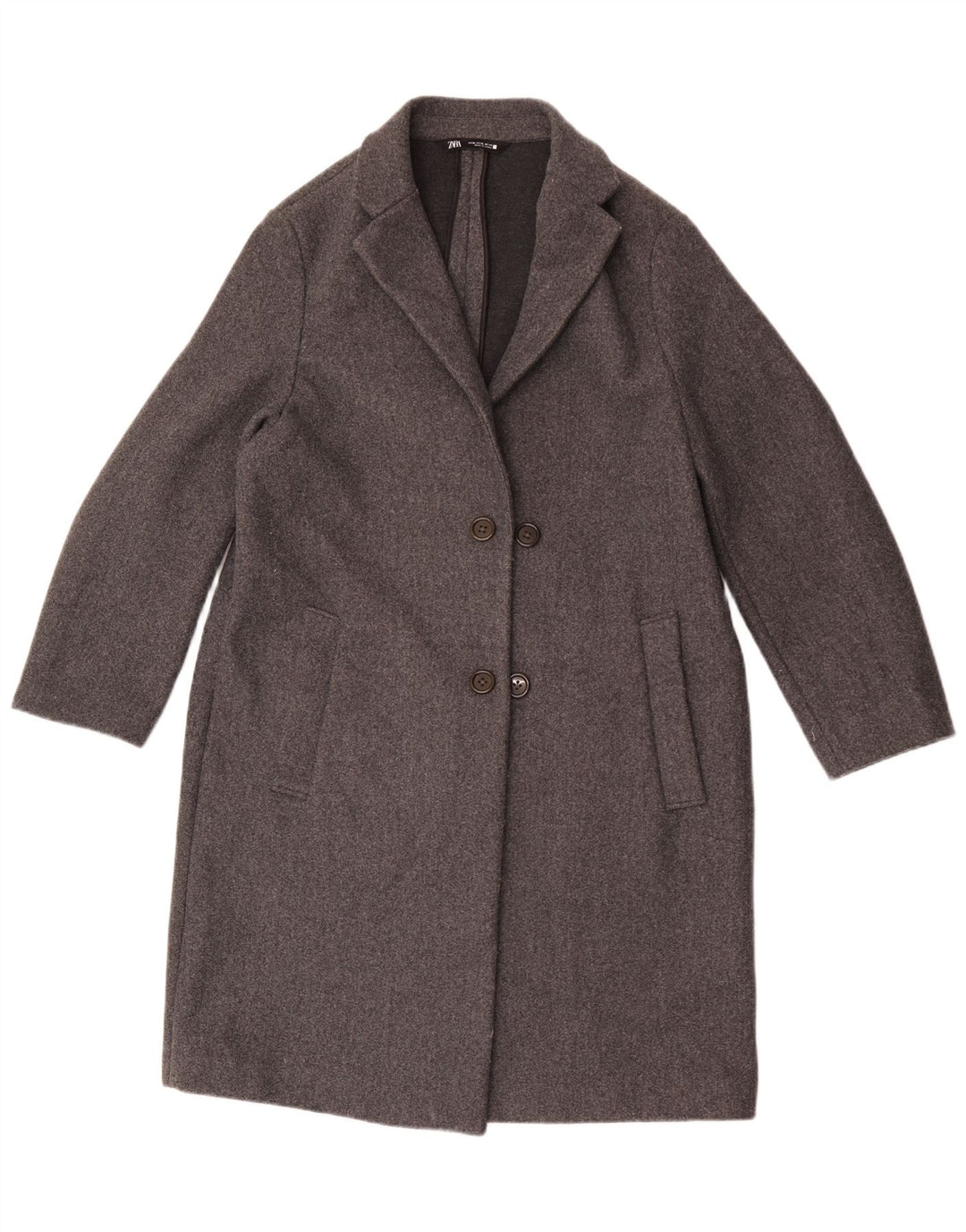 Мужское пальто Zara UK 42 XL серое