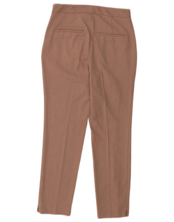 Женские брюки-чиносы Zara EU 34 2XS W24 L25 коричневые, полиэстер