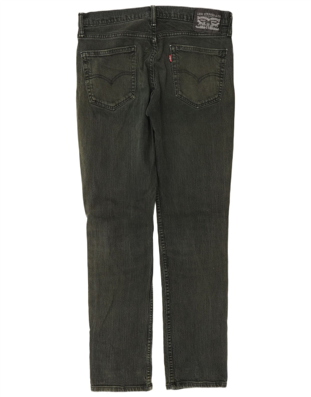 Мужские узкие джинсы Levi's W33 L32, зеленый хлопок