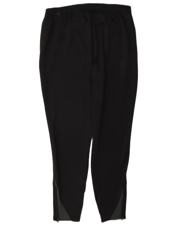 Мужские узкие спортивные брюки Nike Dri Fit, большие черные полиэстер с цветными блоками