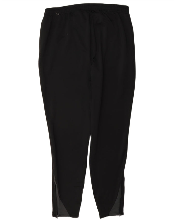 Мужские узкие спортивные брюки Nike Dri Fit, большие черные полиэстер с цветными блоками