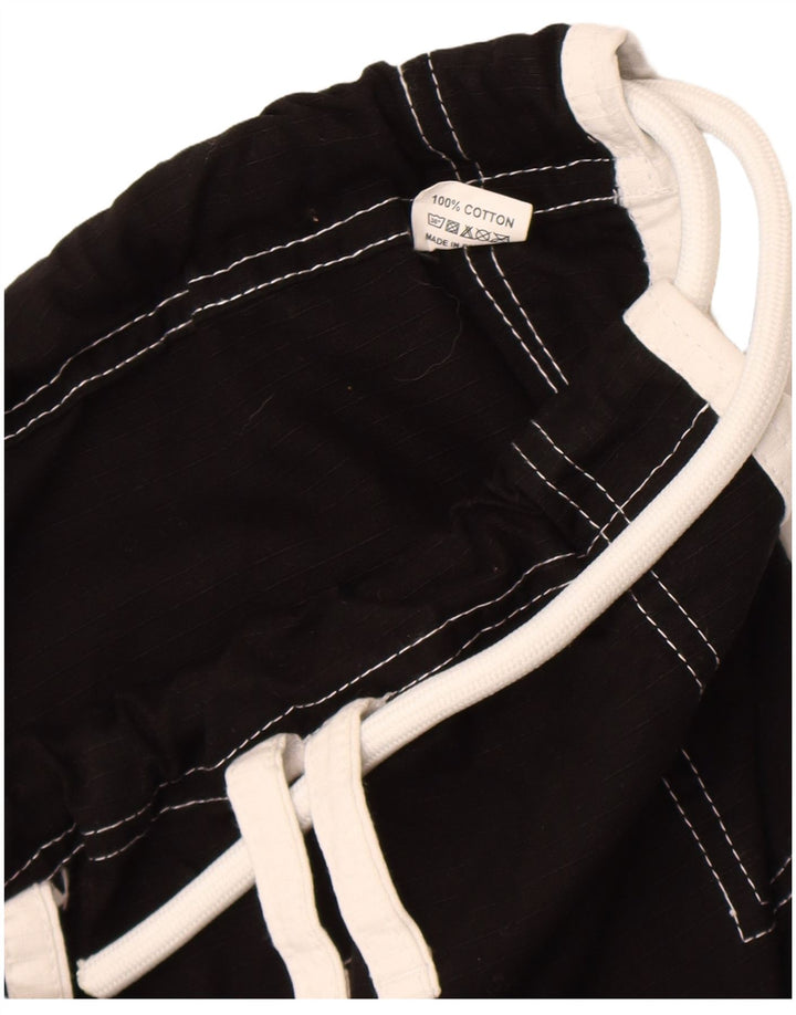 Винтажные мужские спортивные брюки с графическим рисунком, большие черные хлопковые брюки