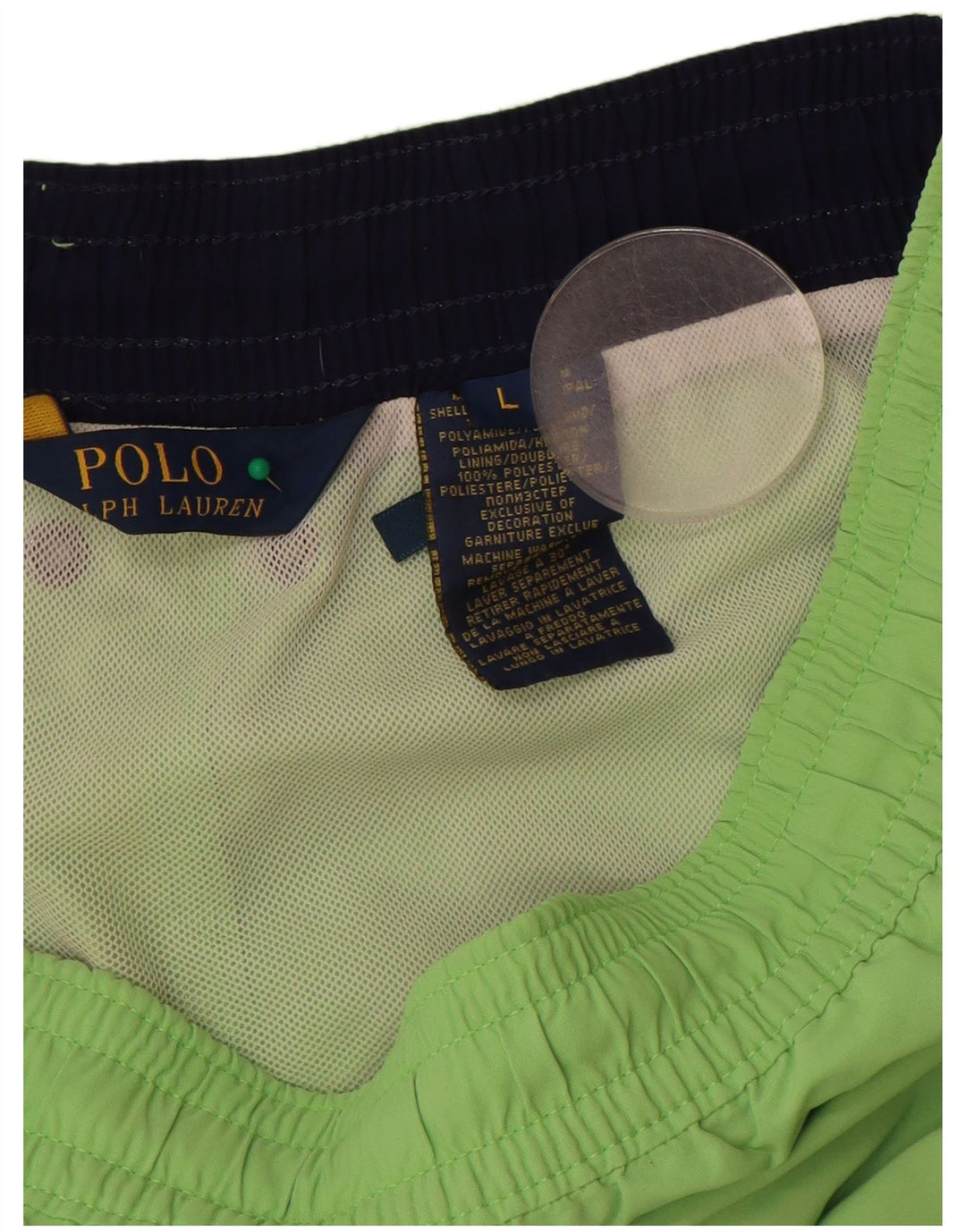 Мужские шорты для плавания POLO RALPH LAUREN, большие, зеленые, нейлоновые