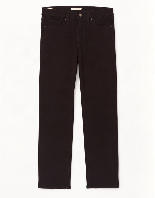 Женские прямые джинсы Levi's 314 W31 L30, черный хлопок