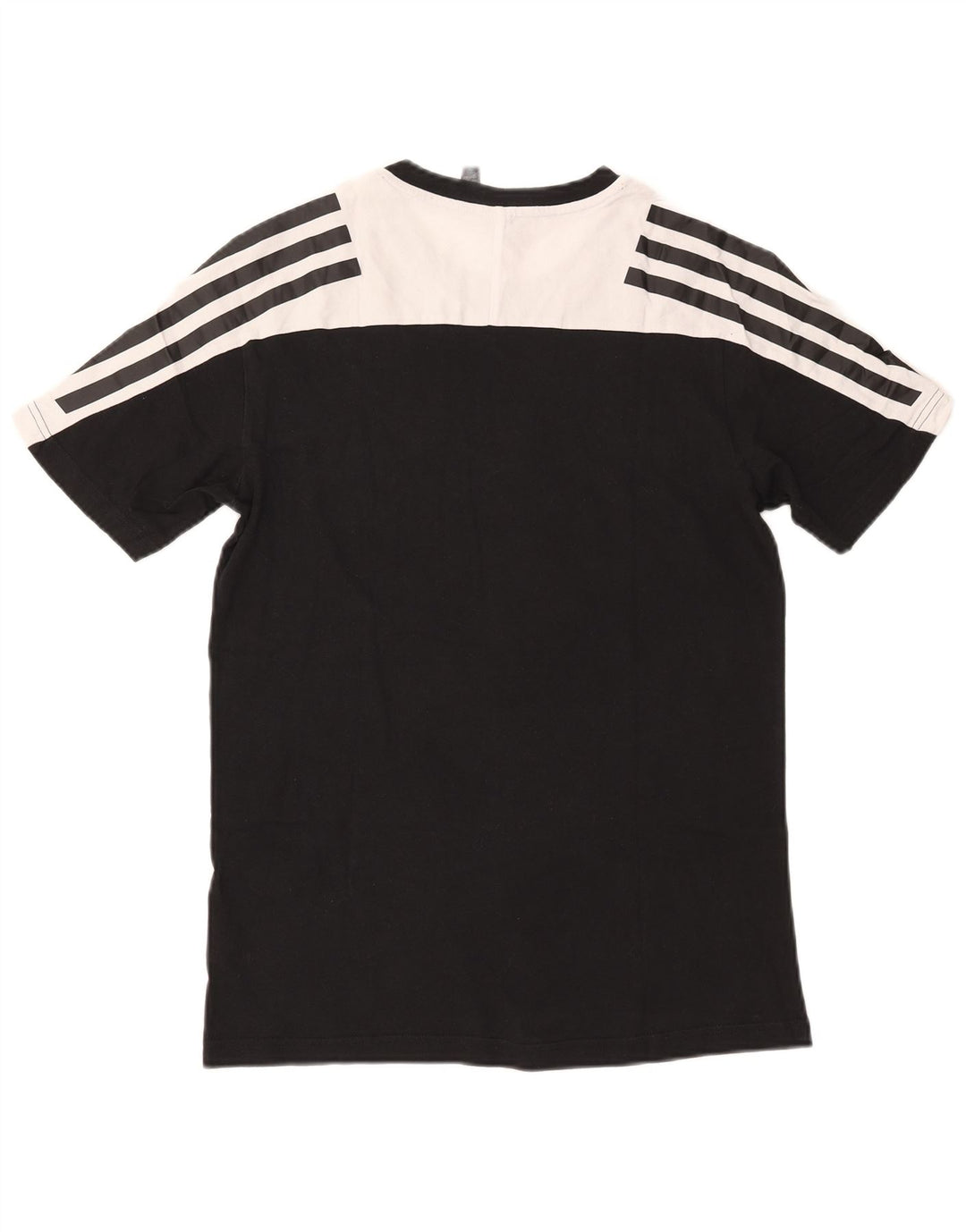 Мужская футболка Adidas Top Small Black, хлопок с цветными блоками