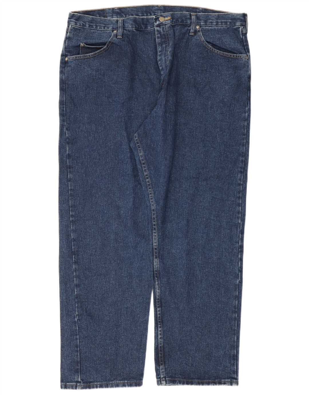 Мужские прямые джинсы Wrangler W42 L30 синие, хлопок