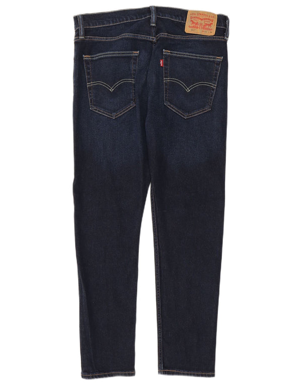 Мужские зауженные зауженные джинсы LEVI'S 512 W34 L30 Темно-синие, хлопок