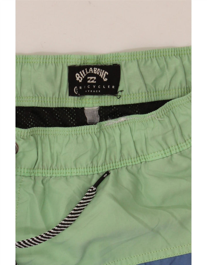 Billabong Мужские шорты для плавания, средние разноцветные цветные блоки