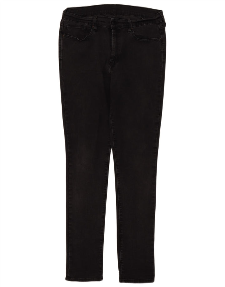 Женские джинсы скинни Levi's W32 L32, черный хлопок