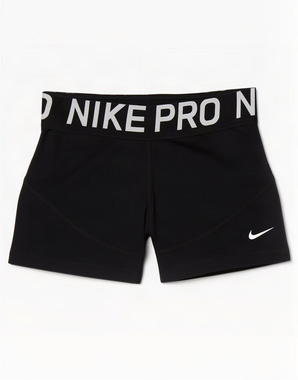 Женские спортивные шорты Nike Dri Fit с графическим рисунком UK 8, маленькие черные