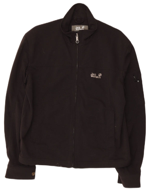 Мужская дождевик JACK WOLFSKIN UK 36/38 Средний Черный Полиамид