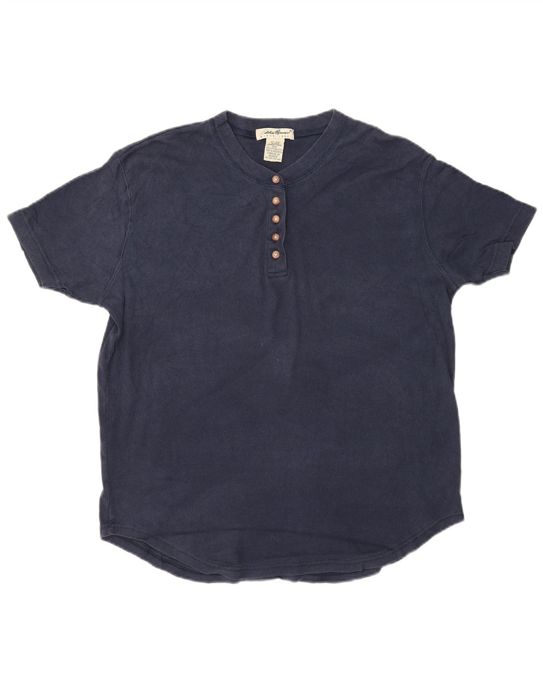 Женская футболка EDDIE BAUER Top UK 14, средний темно-синий хлопок