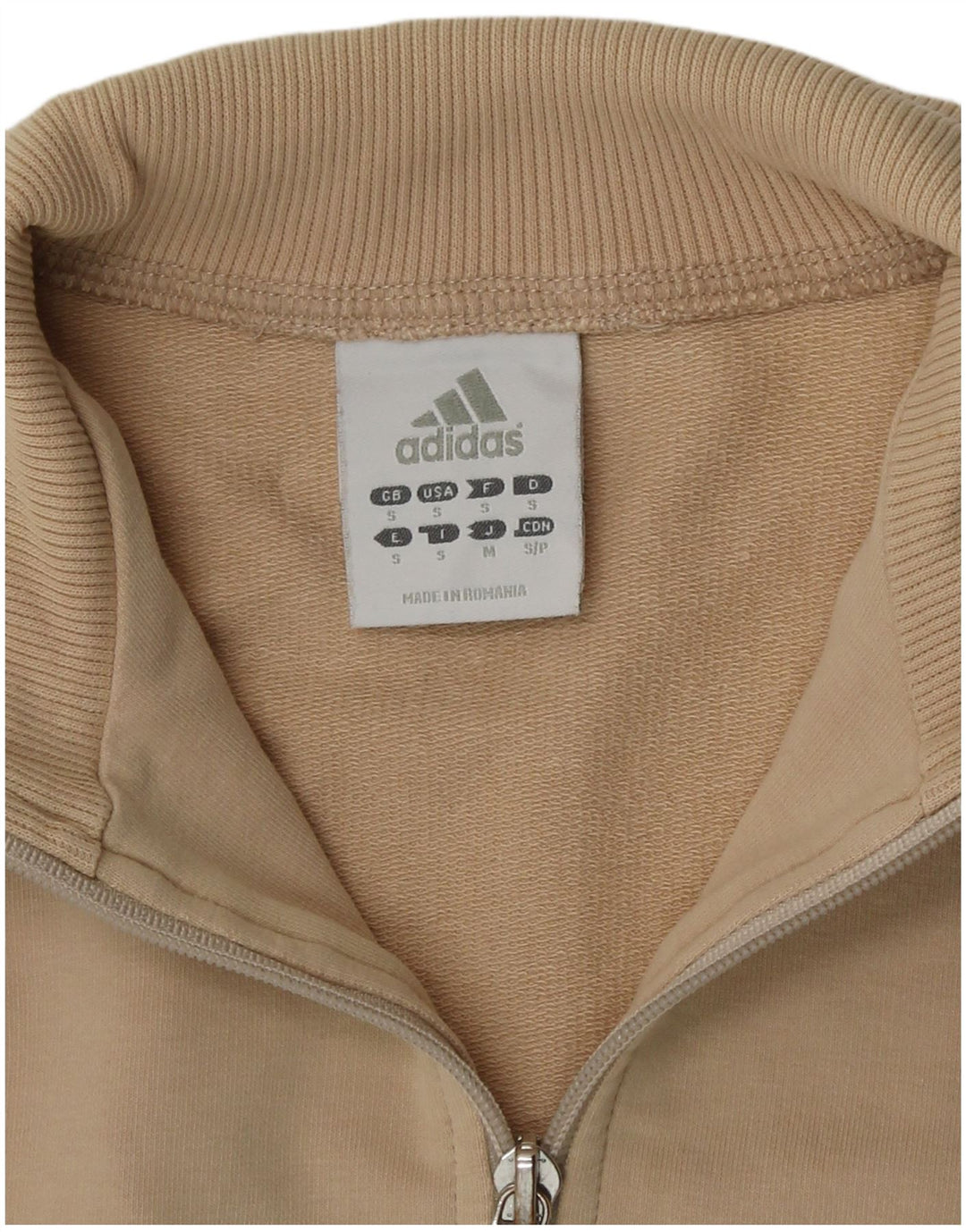 Женский спортивный костюм Adidas Top Jacket UK 10, маленький бежевый