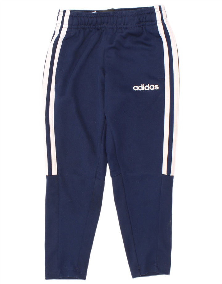 Спортивные брюки Adidas Climalite для мальчиков 3–4 лет, темно-синий, полиэстер
