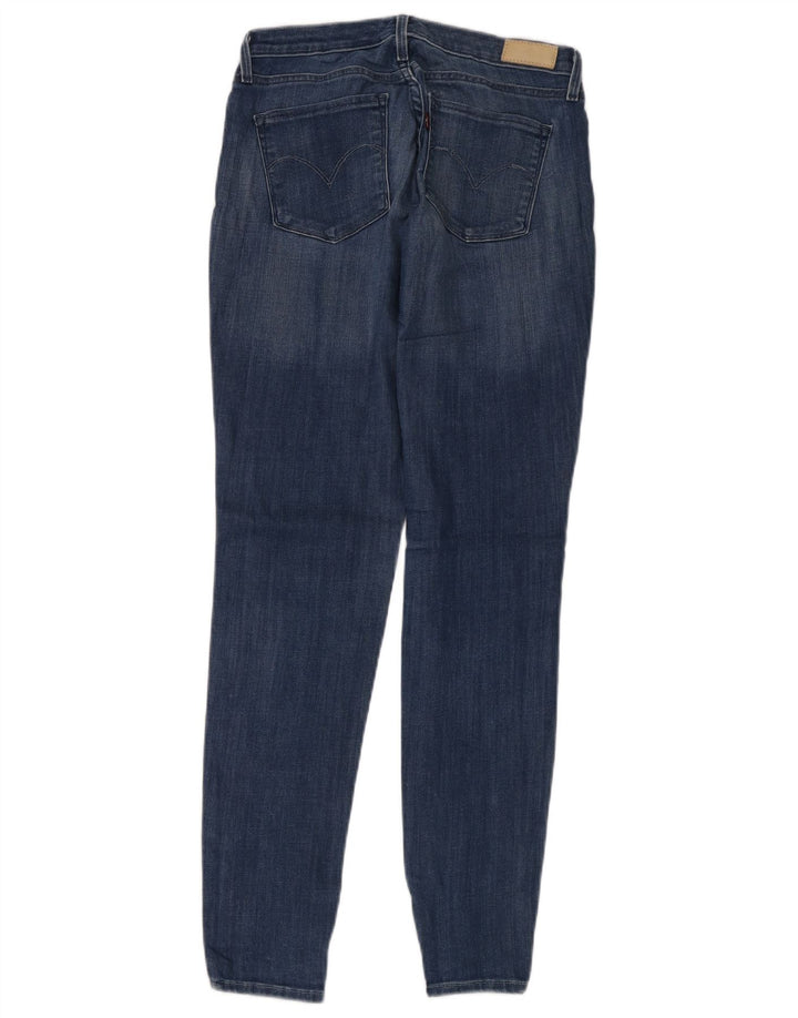 Женские джинсы скинни Levi's W26 L34 синие, хлопок