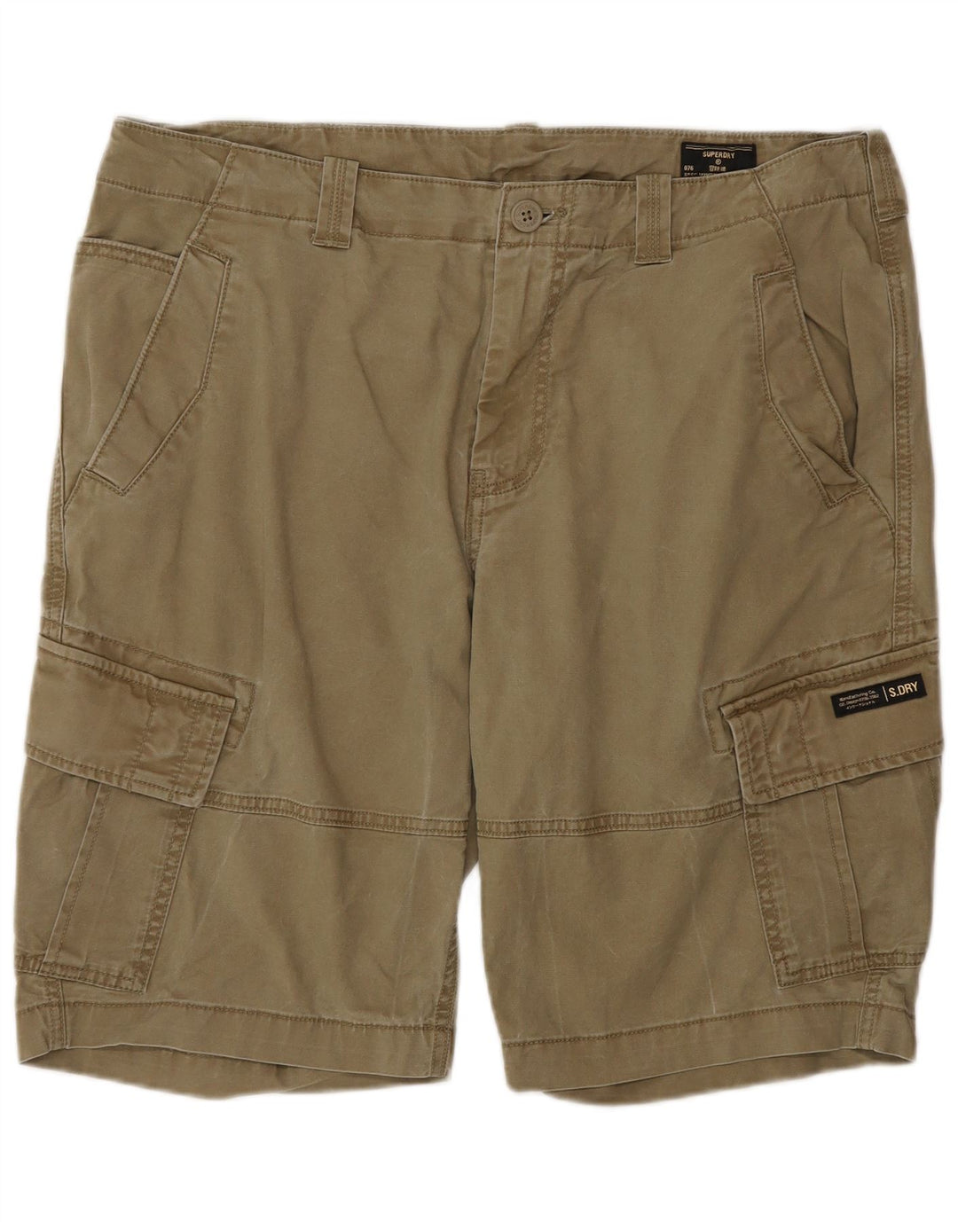 Мужские шорты-карго Superdry W36, большие, бежевые, хлопок