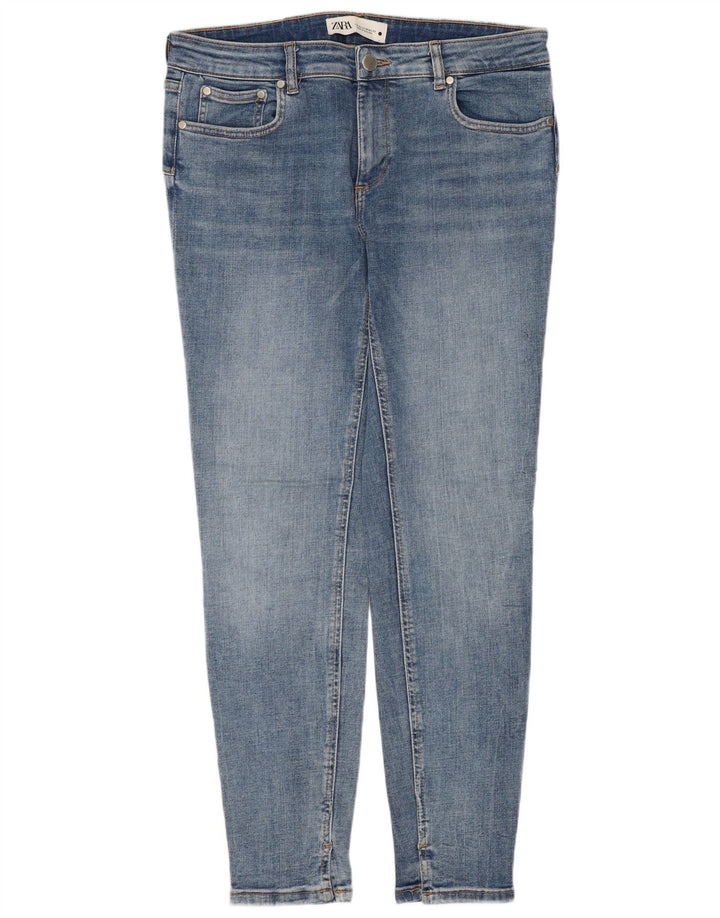 Женские узкие джинсы ZARA EU 42, большие W32 L28, синие