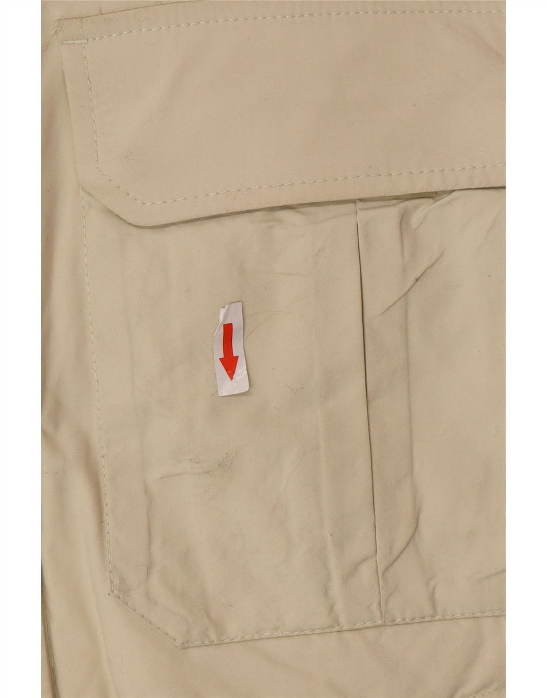 Женская стеганая куртка в стиле милитари Blauer UK 18 XL, бежевый нейлон