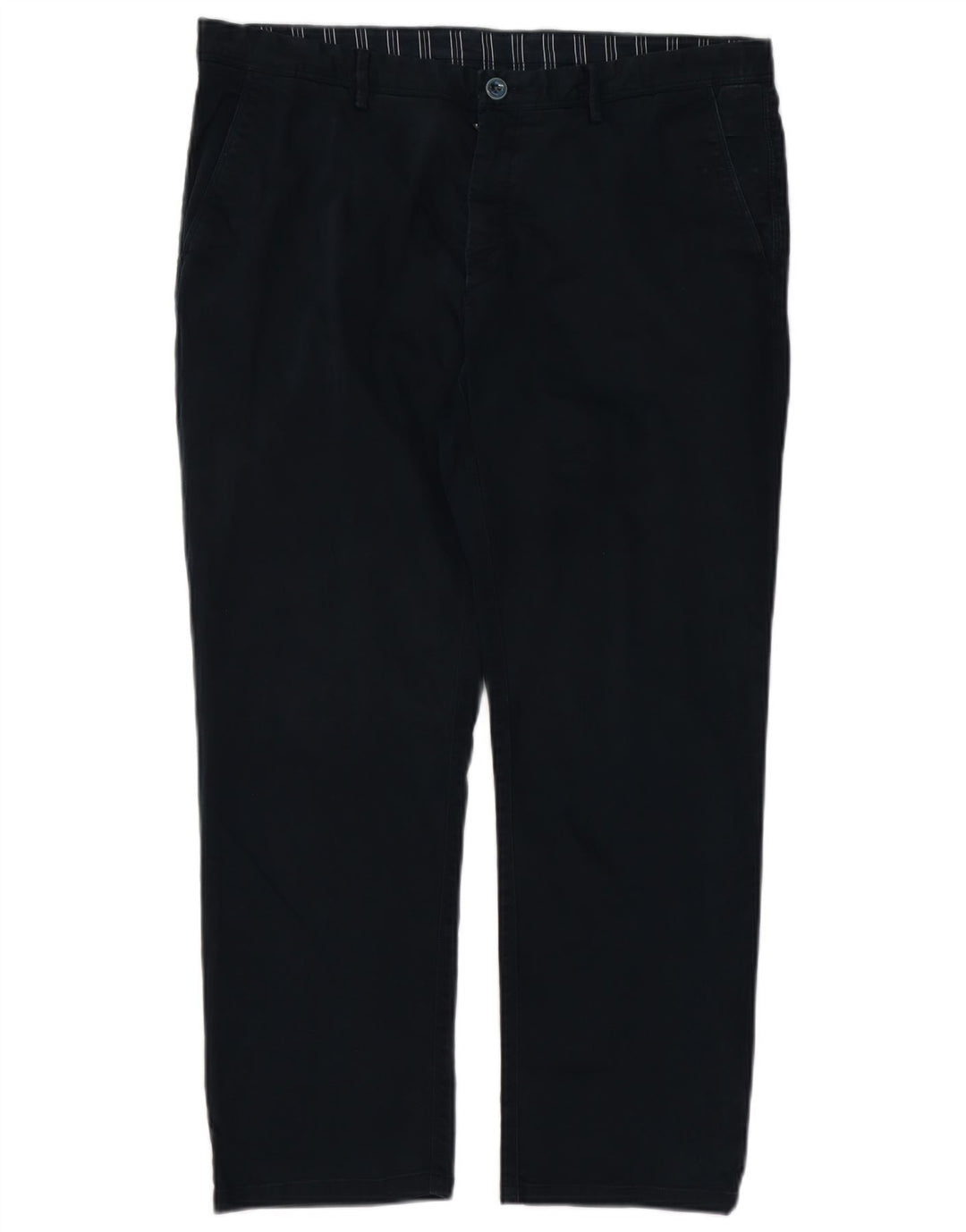 Мужские прямые брюки-чиносы MASSIMO DUTTI EU 46 XL W36 L27 темно-синие