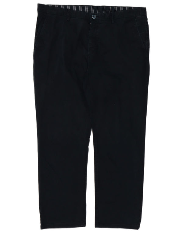 Мужские прямые брюки-чиносы MASSIMO DUTTI EU 46 XL W36 L27 темно-синие