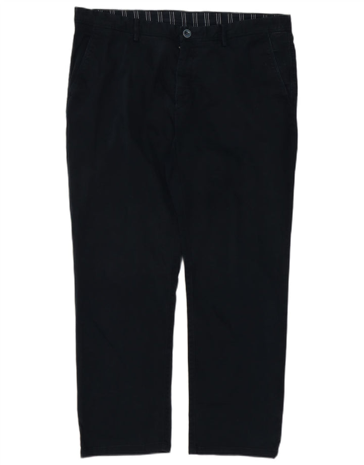 Мужские прямые брюки-чиносы MASSIMO DUTTI EU 46 XL W36 L27 темно-синие