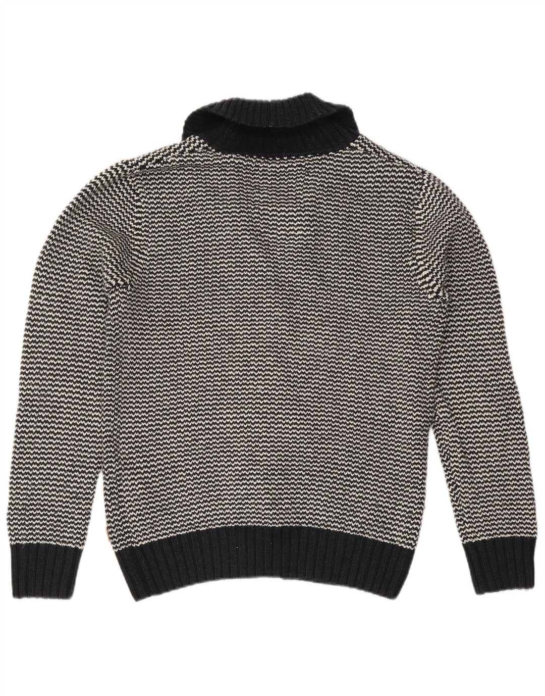 Мужской кардиган Jack & Jones, большой черный акрил с шевроном
