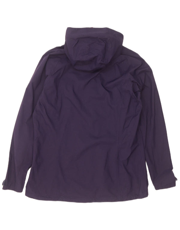 Женская дождевик с капюшоном Berghaus UK 16, большой фиолетовый, полиамид