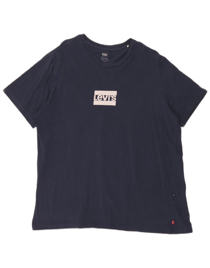 Мужская футболка с рисунком Levi's Top XL Темно-синяя