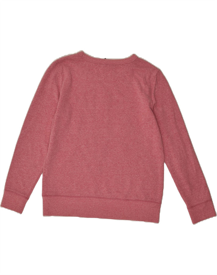 GAP Womens Graphic Sweatshirt Jumper UK 10 Small Pink Cotton Vintage Gap and Second-Hand Gap from Messina Hembry 