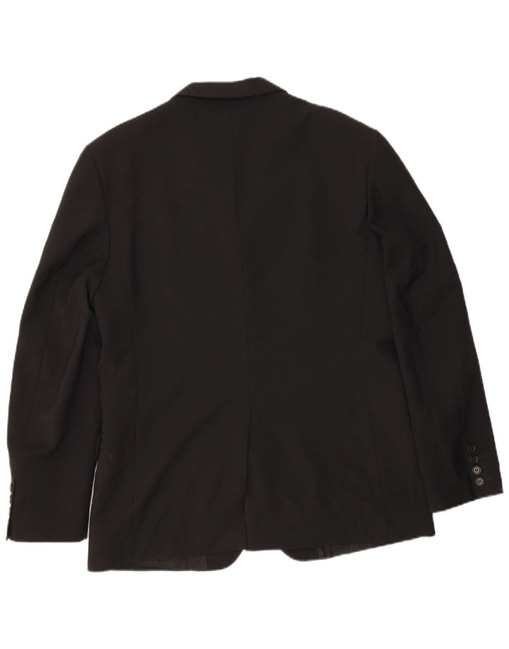 Мужской пиджак с 3 пуговицами Sisley IT 50, большой черный полиэстер