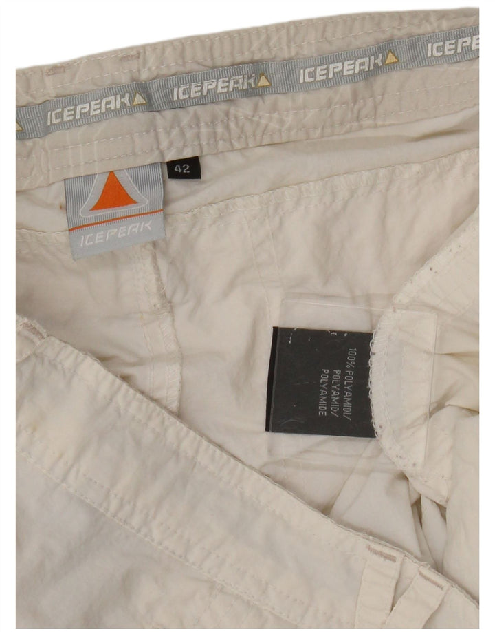 Icepeak Женские шорты EU 42 Large W32 Белый Полиамид Спортивные