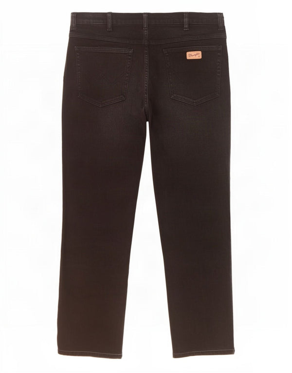 Мужские прямые джинсы Wrangler Texas Stretch W36 L27, черный хлопок