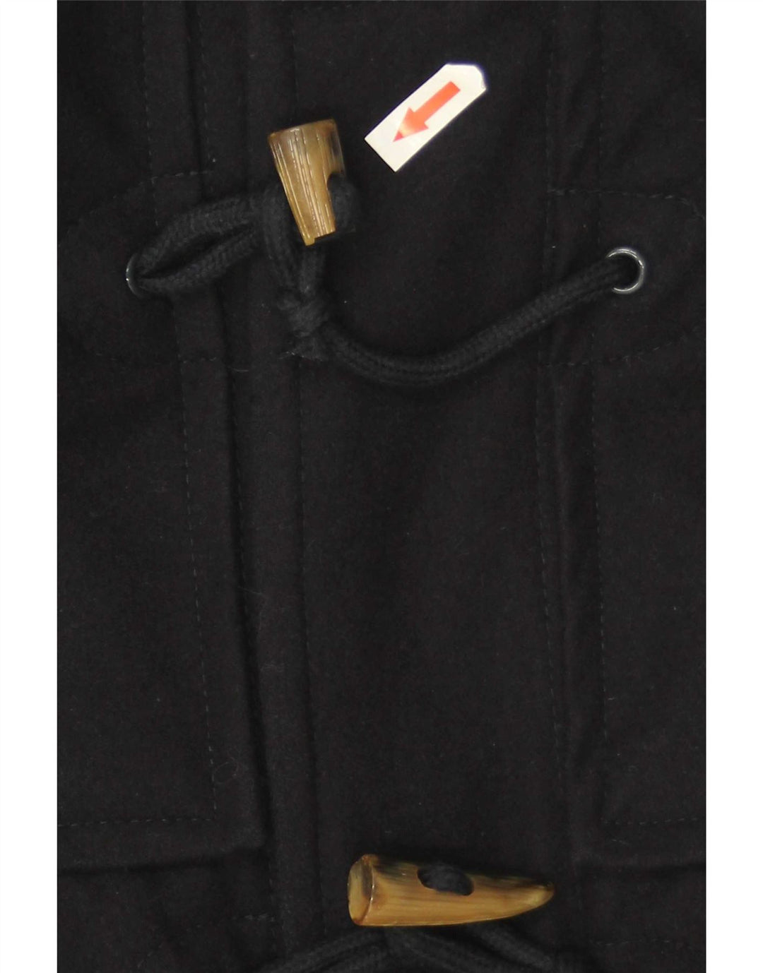 Мужской дафлкот Ivy Oxford с капюшоном IT 54 2XL Черный Полиэстер