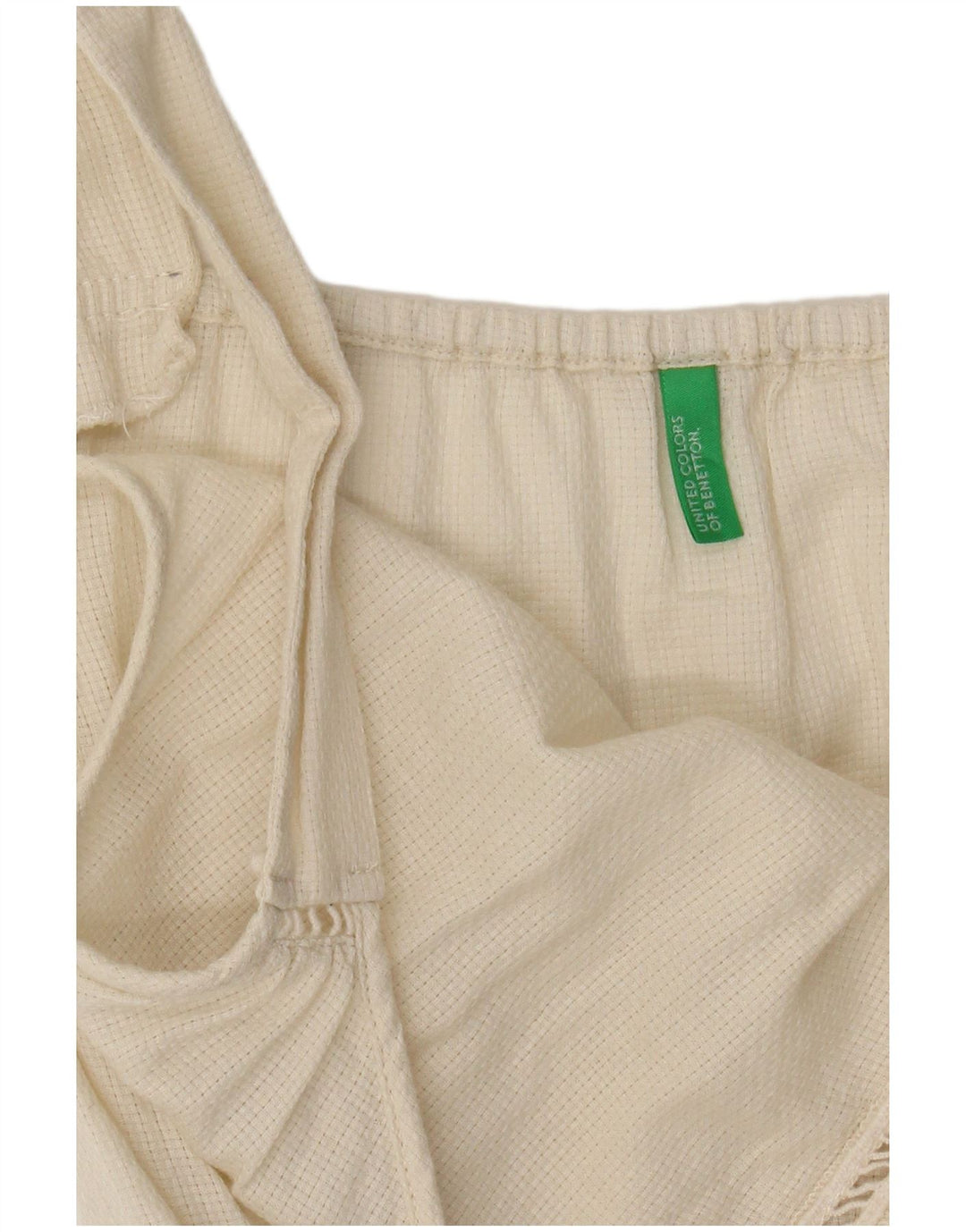 Женский топ на бретельках Benetton UK 12 Medium Off White