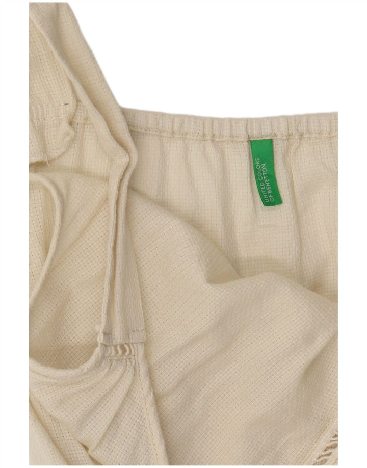 Женский топ на бретельках Benetton UK 12 Medium Off White